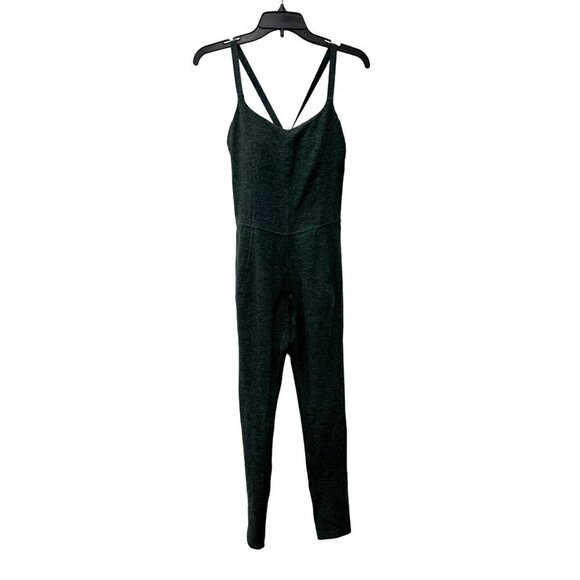 New ZELLA Women's Size M Restore Soft Jumpsuit Green Duck - Picture 1 of 15